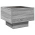 Mesa auxiliar con LED madera ingeniería gris Sonoma