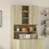 Armario de lavadora roble Sonoma 70,5x24x90