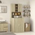 Armario de lavadora roble Sonoma 70,5x24x90