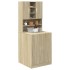 Armario de lavadora roble Sonoma 70,5x24x90