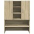 Armario de lavadora roble Sonoma 70,5x24x90