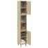 Armario de baño madera contrachapada roble Sonoma 30x30x190
