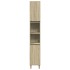 Armario de baño madera contrachapada roble Sonoma 30x30x190