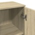 Armario de baño madera contrachapada roble Sonoma 30x30x190