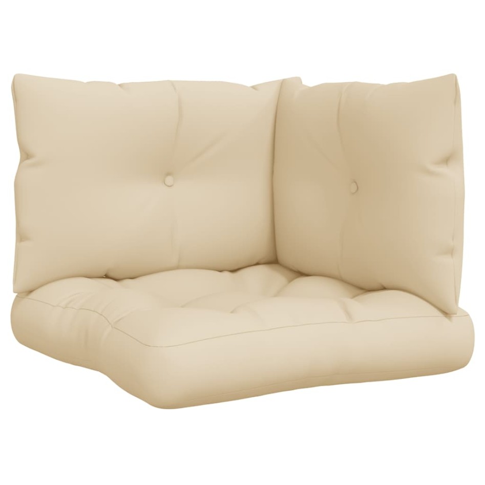 Cojines para sofá de palets 3 unidades tela