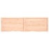 Encimera de baño madera maciza sin tratar 200x60x(2-6)