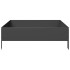 Arriate de acero negro 100x100x26