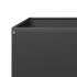 Arriate de acero negro 100x100x26