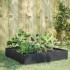 Arriate de acero gris antracita 100x100x33,5