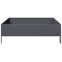 Arriate de acero gris antracita 100x100x33,5