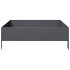 Arriate de acero gris antracita 100x100x33,5