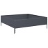 Arriate de acero gris antracita 100x100x33,5