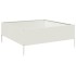Arriate de acero blanco 100x100x25