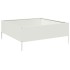 Arriate de acero blanco 100x100x25