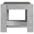Mesa de centro y LED madera ingeniería gris hormigón
