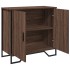 Aparador madera de ingeniería roble marrón 78x35,5x74,5