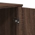Aparador madera de ingeniería roble marrón 78x35,5x74,5