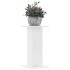 Soportes de plantas 2 uds madera ingeniería blanco 30x30x60