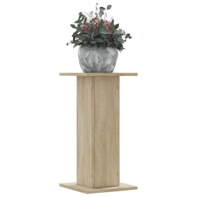 Soportes de plantas 2 uds madera roble Sonoma 30x30x60