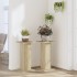 Soportes de plantas 2 uds madera roble Sonoma 30x30x60