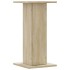 Soportes de plantas 2 uds madera roble Sonoma 30x30x60