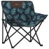 Sillas de camping con bolsillo plegable 2 uds estampado
