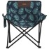 Sillas de camping con bolsillo plegable 2 uds estampado