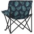 Sillas de camping con bolsillo plegable 2 uds estampado