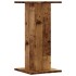 Soportes de plantas 2 uds madera roble envejecido 30x30x60