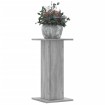 Soportes de plantas 2 uds madera gris Sonoma 30x30x60 cm