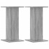 Soportes de plantas 2 uds madera gris Sonoma 30x30x60