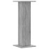 Soportes de plantas 2 uds madera gris Sonoma 30x30x80