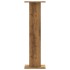 Soportes para plantas 2 uds madera roble artisian 30x30x95