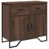 Aparador de madera de ingeniería marrón roble 79,5x35,5x74,5