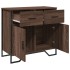 Aparador de madera de ingeniería marrón roble 79,5x35,5x74,5