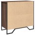 Aparador de madera de ingeniería marrón roble 79,5x35,5x74,5