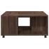 Mesa de centro madera de ingeniería marrón roble 80x80x40