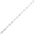 Mesita de noche con LED Infinity blanca 40x40x30