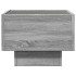 Mesa de centro con Infinity LED gris Sonoma 40x40x30