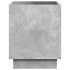 Mesita de noche con Infinity LED gris hormigón 40x40x50