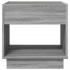 Mesa de centro con Infinity LED gris Sonoma 50x50x50