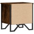Mesitas noche 2 uds madera ingeniería roble ahumado 40x30x40