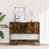 Mesa consola madera de ingeniería roble ahumado 100x35x74,5