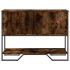 Mesa consola madera de ingeniería roble ahumado 100x35x74,5