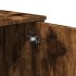 Mesa consola madera de ingeniería roble ahumado 100x35x74,5