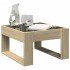 Mesa de centro con Infinity LED roble Sonoma 50x53x30