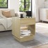 Mesa de centro con Infinity LED roble Sonoma 40x40x50