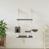Árbol rascador para gatos de pared gris oscuro 153