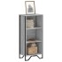 Estantería de madera de ingeniería gris Sonoma 50x31x106