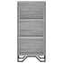 Estantería de madera de ingeniería gris Sonoma 50x31x106